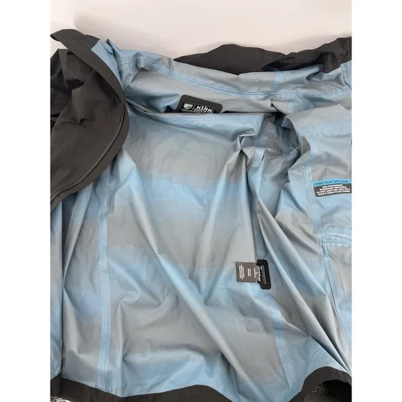 Kuhl Projekt Jacket Mens Small Black Waterproof Hooded Stretch Windbreaker - Picture 11 of 13